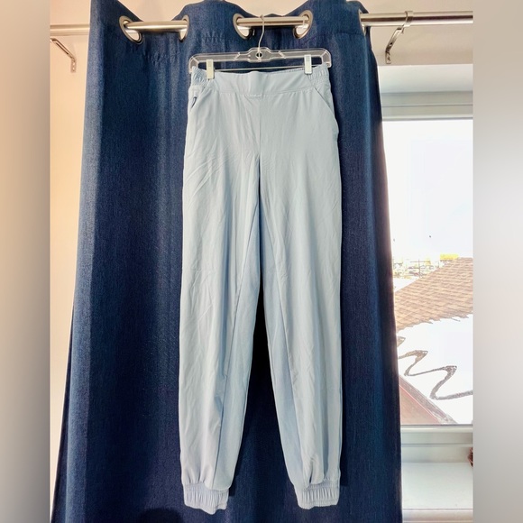 Athleta Brooklyn Lined Jogger Heron Blue 0 NWOT - Picture 3 of 4